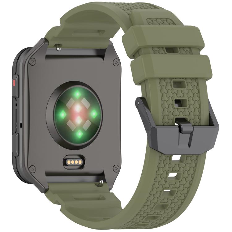 For Garmin Venu X1 Armor Silicone Watch Band(Jungle Green) - Watch Bands by buy2fix | Online Shopping UK | buy2fix