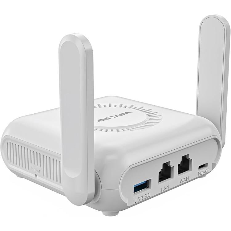 WAVLINK WNT100X3 AX3000 160MHz MU-MIMO OFDMA VPN Dual Band WiFi 6 Travel Router, Color:UK Plug - Wireless Routers by WAVLINK | Online Shopping UK | buy2fix