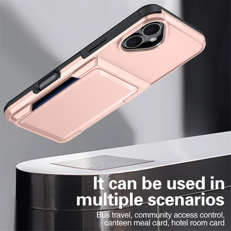 For iPhone 17 Kalebol Flip Card Wallet Holder Shockproof Phone Case(Red) - iPhone 17 Cases by Kalebol | Online Shopping UK | buy2fix