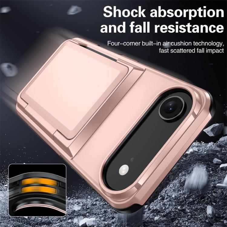 For iPhone Air Kalebol Flip Card Wallet Holder Shockproof Phone Case(Red) - iPhone Air Cases by Kalebol | Online Shopping UK | buy2fix