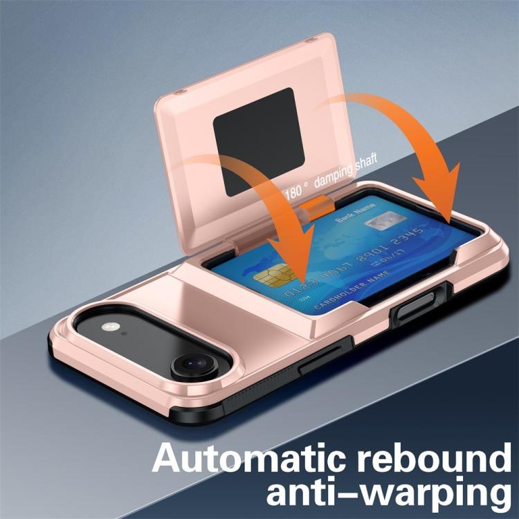 For iPhone Air Kalebol Flip Card Wallet Holder Shockproof Phone Case(Red) - iPhone Air Cases by Kalebol | Online Shopping UK | buy2fix