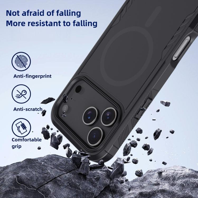 For iPhone 17 Pro Max Kalebol 2 in 1 Matte MagSafe Shockproof Phone Case - iPhone 17 Pro Max Cases by Kalebol | Online Shopping UK | buy2fix