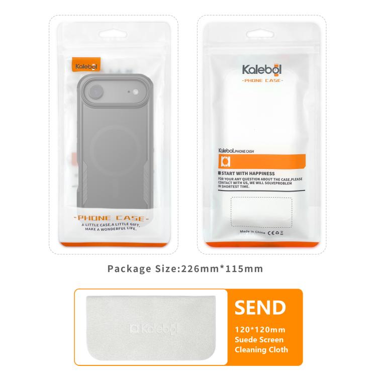 For iPhone 17 Kalebol 2 in 1 Matte MagSafe Shockproof Phone Case - iPhone 17 Cases by Kalebol | Online Shopping UK | buy2fix