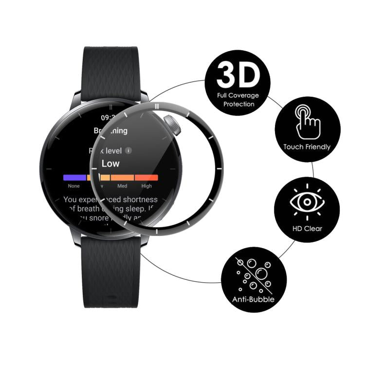 For OnePlus Watch 3 43mm ENKAY 3D Full Coverage Soft PC Edge PMMA HD Screen Protector Film - Screen Protector by ENKAY | Online Shopping UK | buy2fix