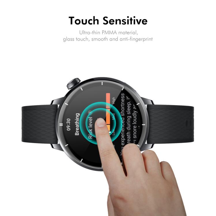 For OnePlus Watch 3 43mm 5pcs ENKAY 3D Full Coverage Soft PC Edge PMMA HD Screen Protector Film - Screen Protector by ENKAY | Online Shopping UK | buy2fix