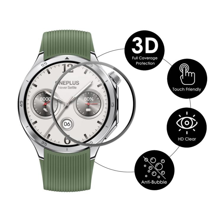 For OnePlus Watch 3 46mm 10pcs ENKAY 3D Full Coverage Soft PC Edge PMMA HD Screen Protector Film - Screen Protector by ENKAY | Online Shopping UK | buy2fix
