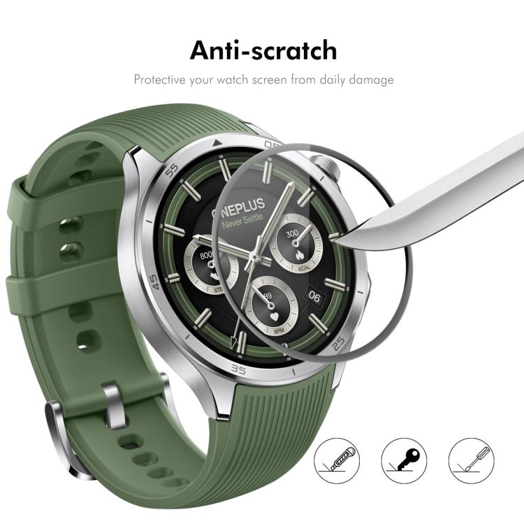 For OnePlus Watch 3 46mm 10pcs ENKAY 3D Full Coverage Soft PC Edge PMMA HD Screen Protector Film - Screen Protector by ENKAY | Online Shopping UK | buy2fix