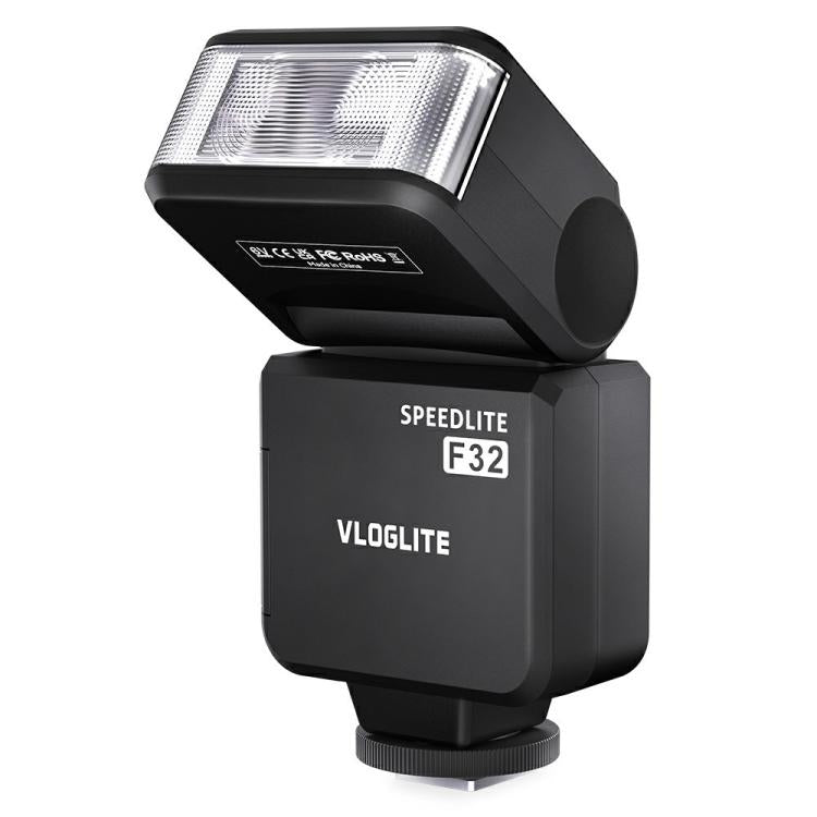VLOGLITE F32 For Fuji Nikon Canon Sony DSLR Camera External Flash Light Portable Hot Shoe Light - by VLOGLITE | Online Shopping UK | buy2fix