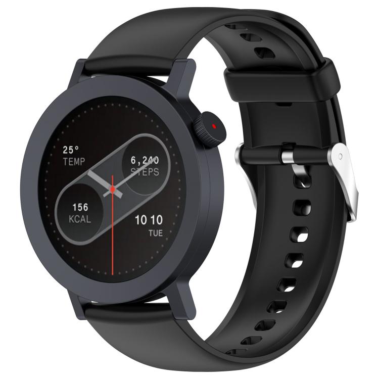 For CMF Watch 3 Pro / CMF Watch Pro2 Solid Color Silicone Watch Band(Black) - Watch Bands by buy2fix | Online Shopping UK | buy2fix