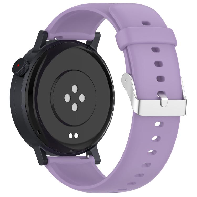 For CMF Watch 3 Pro / CMF Watch Pro2 Solid Color Silicone Watch Band(Light Purple) - Watch Bands by buy2fix | Online Shopping UK | buy2fix