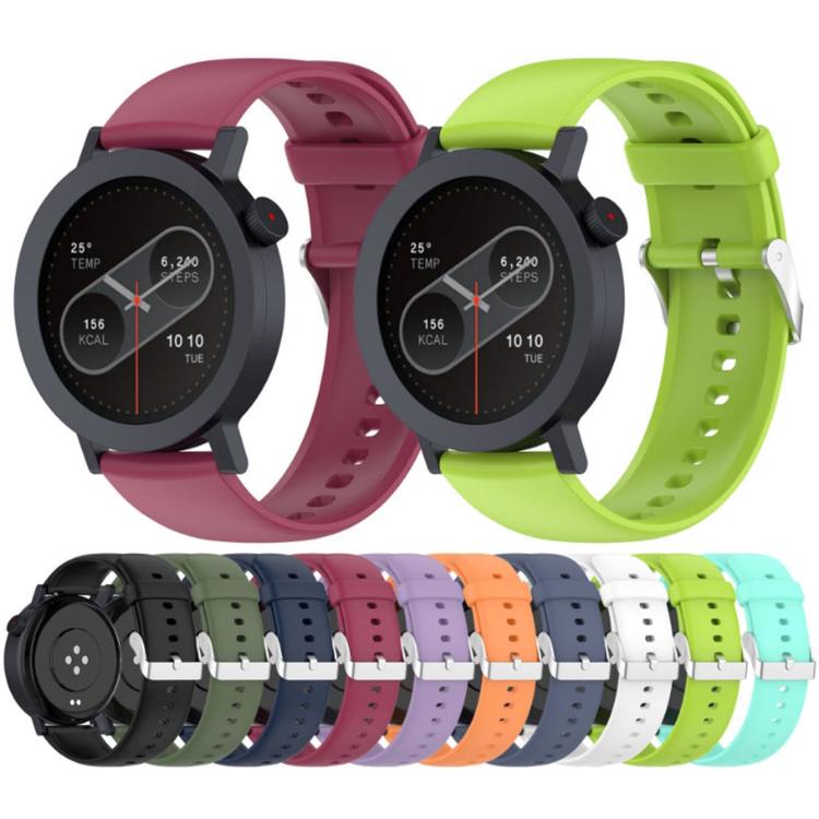 For CMF Watch 3 Pro / CMF Watch Pro2 Solid Color Silicone Watch Band(Blue Gray) - Watch Bands by buy2fix | Online Shopping UK | buy2fix
