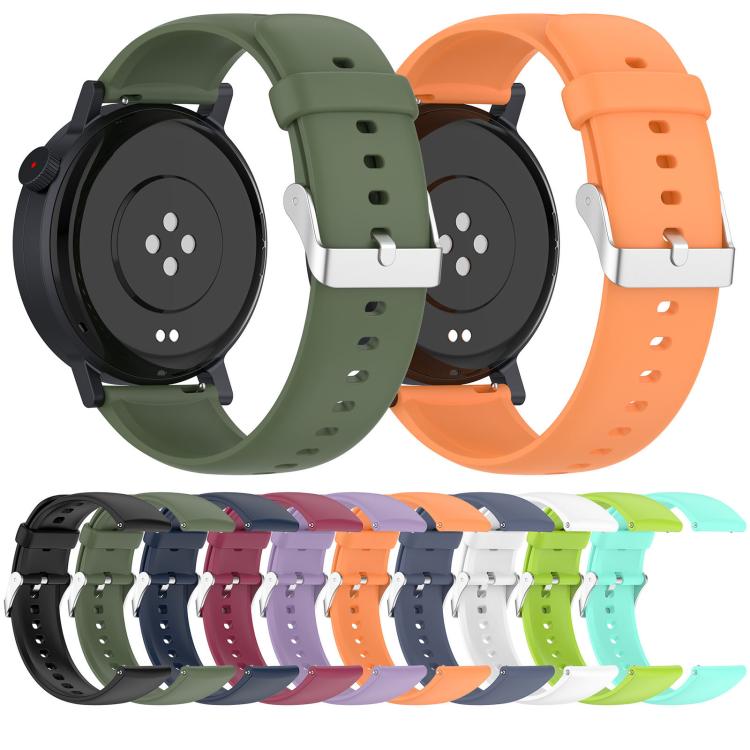 For CMF Watch 3 Pro / CMF Watch Pro2 Solid Color Silicone Watch Band(Blue Gray) - Watch Bands by buy2fix | Online Shopping UK | buy2fix
