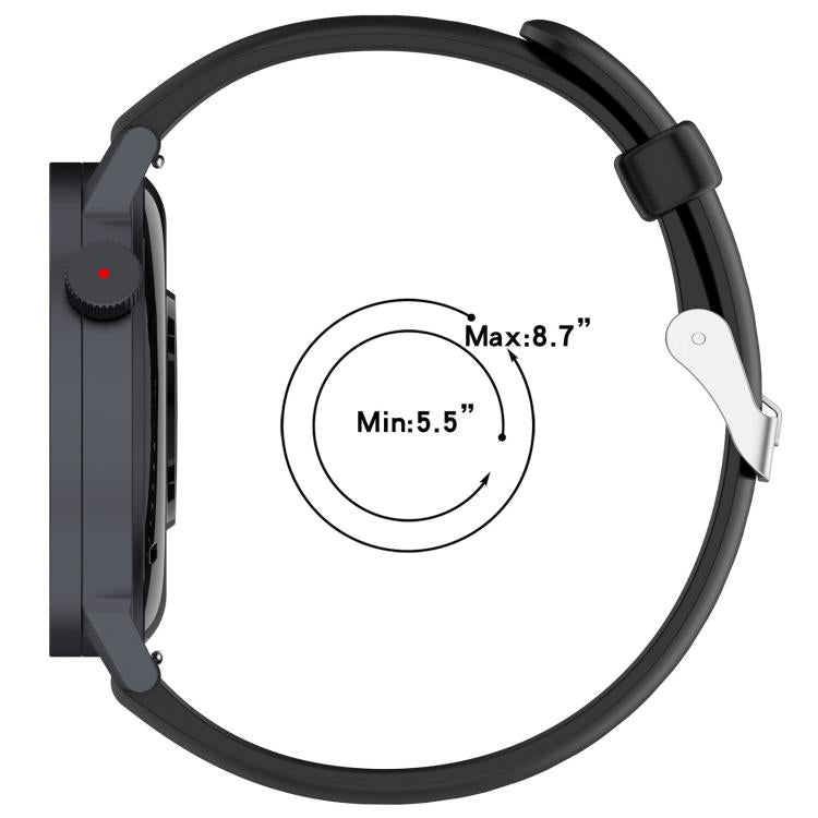 For CMF Watch 3 Pro / CMF Watch Pro2 Solid Color Silicone Watch Band(Blue Gray) - Watch Bands by buy2fix | Online Shopping UK | buy2fix