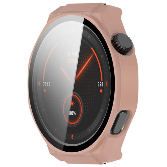 For Honor Watch 5 Ultra Tempered Film Integrated PC Watch Protective Cover(Pink) - Watch Cases by buy2fix | Online Shopping UK | buy2fix