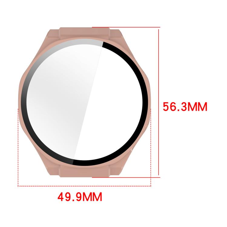 For Honor Watch 5 Ultra Tempered Film Integrated PC Watch Protective Cover(Pink) - Watch Cases by buy2fix | Online Shopping UK | buy2fix