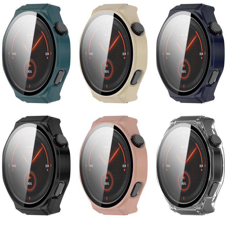 For Honor Watch 5 Ultra Tempered Film Integrated PC Watch Protective Cover(Pink) - Watch Cases by buy2fix | Online Shopping UK | buy2fix