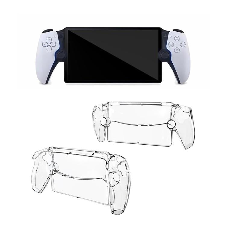 For Sony PS5 Streaming Handheld Console Crystal Clear PC Protective Case(Transparent Black) - Cases by buy2fix | Online Shopping UK | buy2fix