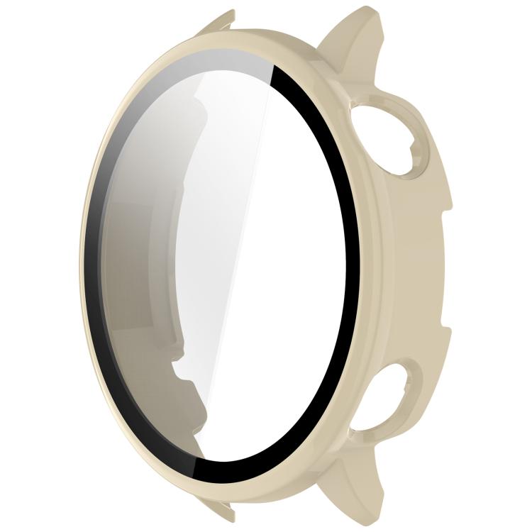 For OnePlus Watch 3 43mm Tempered Film Integrated PC Watch Protective Cover(Ivory White) - Watch Case by buy2fix | Online Shopping UK | buy2fix