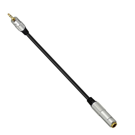 JUNSUNMAY 6.35mm Female to 3.5mm TRS Male Stereo Audio Cable Guitar Cord, Length:0.3m - Aux Cable by JUNSUNMAY | Online Shopping UK | buy2fix