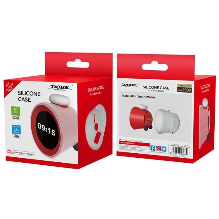 For Nintendo Sound Clock Alarmo DOBE Smart Motion Alarm Silicone Protective Case(Translucent) - Cases by DOBE | Online Shopping UK | buy2fix