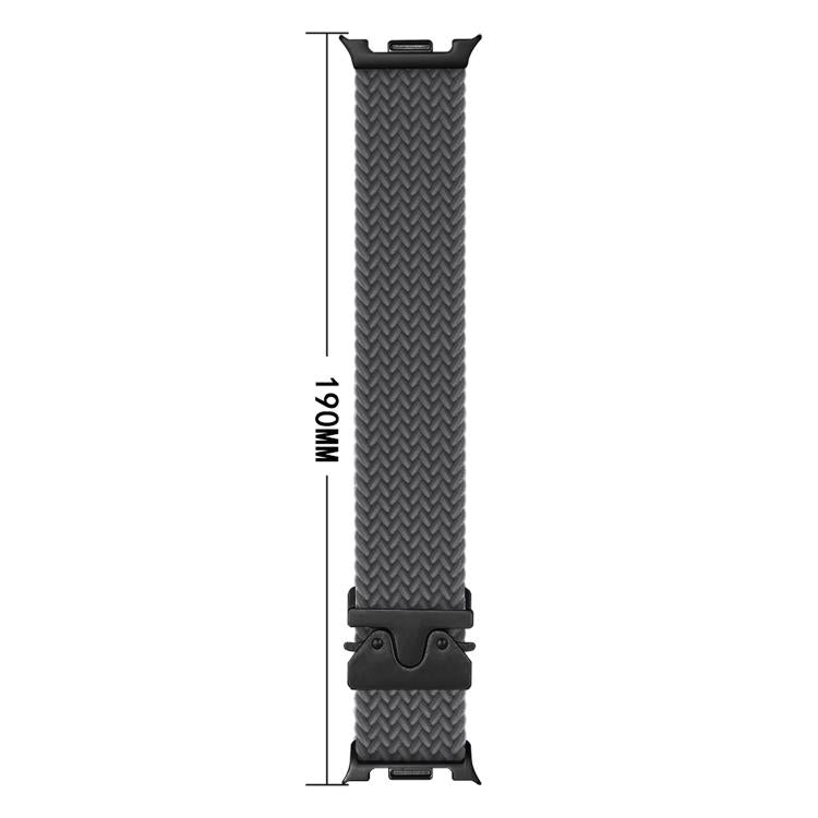 For Samsung Galaxy Watch8 / Watch8 Classic Parachute Buckle Braided Nylon Watch Band(Starlight) - Watch Bands by buy2fix | Online Shopping UK | buy2fix