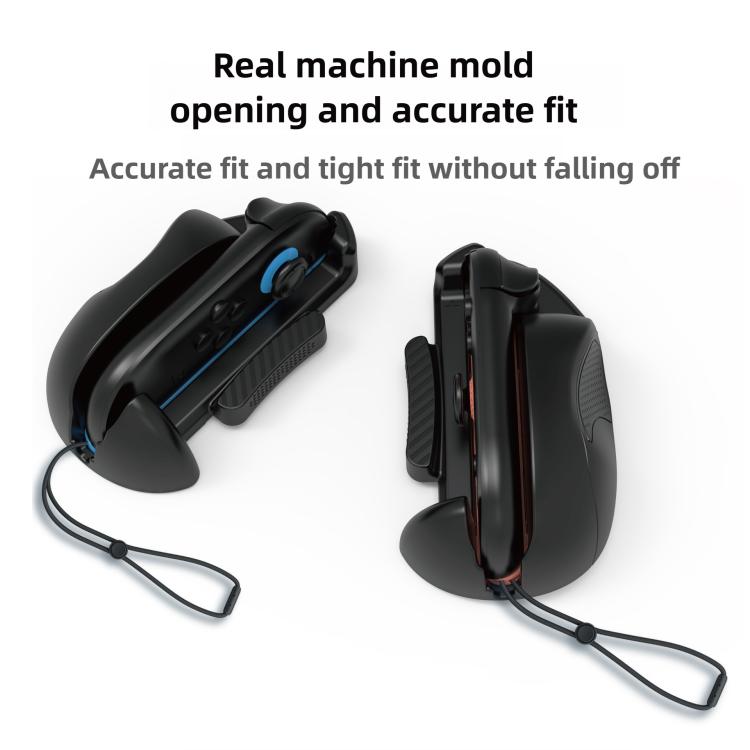 For Nintendo Switch 2 PGTECH Mini Portable Mouse with Left and Right Gaming Hand Controllers(Black) - Gamepads by buy2fix | Online Shopping UK | buy2fix