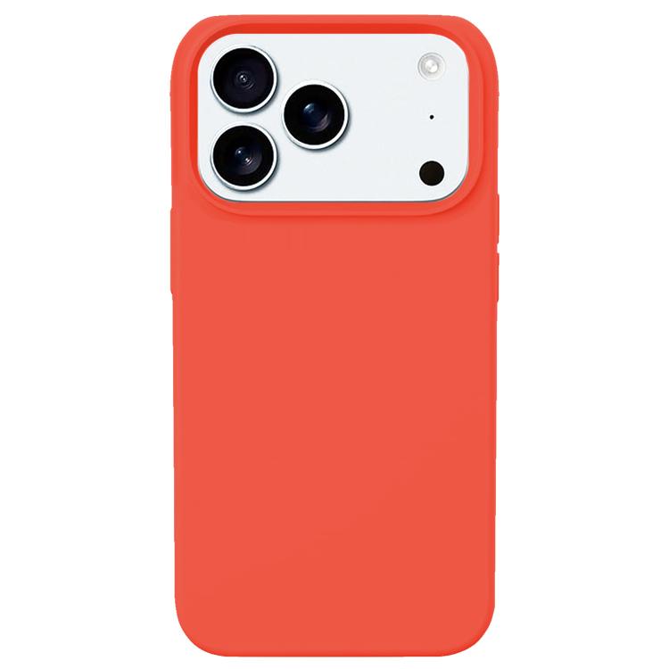 For iPhone 17 Pro Max Kalebol Solid Color Simple All-inclusive Liquid Silicone Phone Case(Orange) - iPhone 17 Pro Max Cases by Kalebol | Online Shopping UK | buy2fix