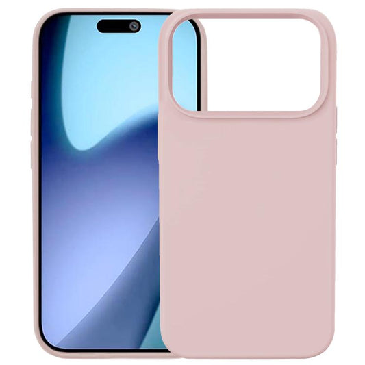 For iPhone 17 Pro Kalebol Solid Color Simple All-inclusive Liquid Silicone Phone Case(Pink) - iPhone 17 Pro Cases by Kalebol | Online Shopping UK | buy2fix