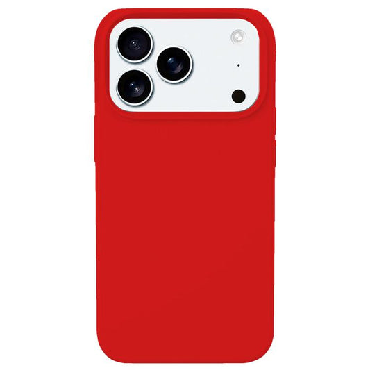 For iPhone 17 Pro Kalebol Solid Color Simple All-inclusive Liquid Silicone Phone Case(Red) - iPhone 17 Pro Cases by Kalebol | Online Shopping UK | buy2fix