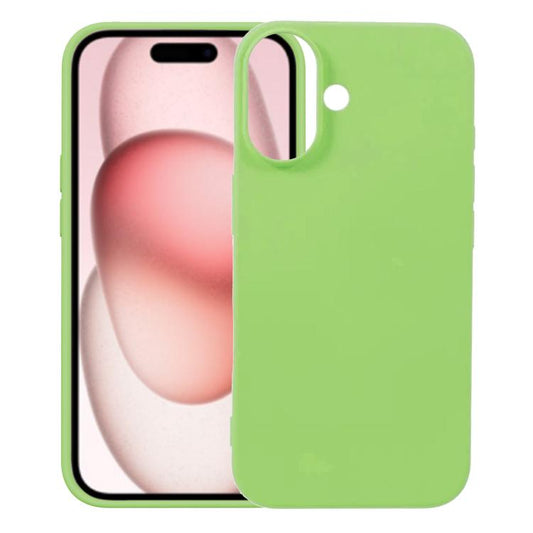 For iPhone 17 Kalebol Solid Color Simple All-inclusive Liquid Silicone Phone Case(Green) - iPhone 17 Cases by Kalebol | Online Shopping UK | buy2fix