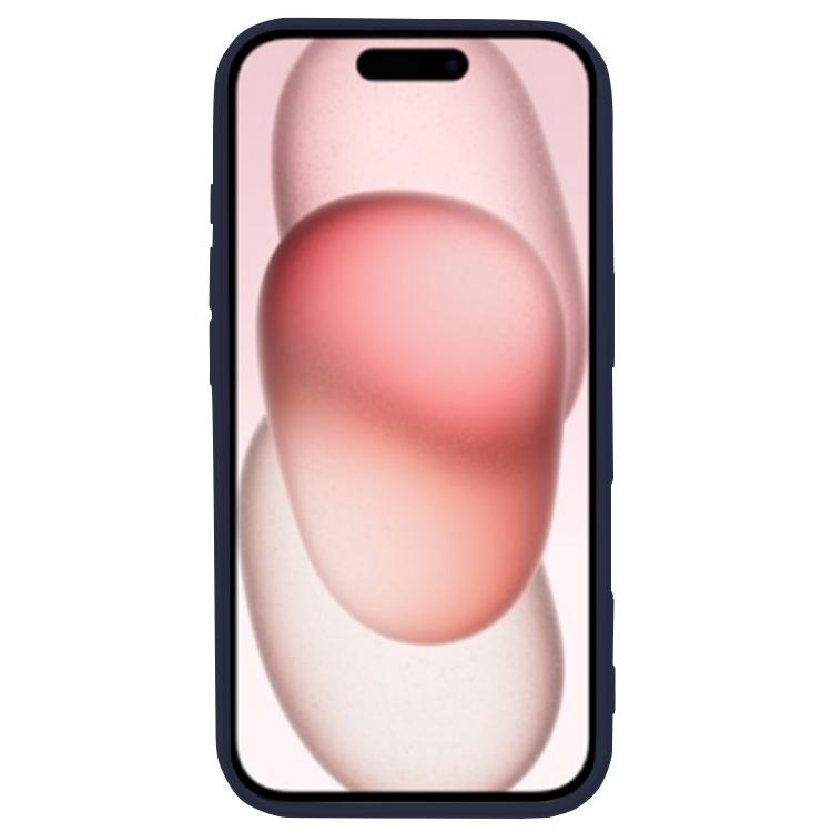 For iPhone 17 Kalebol Solid Color Simple All-inclusive Liquid Silicone Phone Case(Midnight Blue) - iPhone 17 Cases by Kalebol | Online Shopping UK | buy2fix