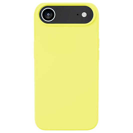 For iPhone 17 Air Kalebol Solid Color Simple All-inclusive Liquid Silicone Phone Case(Yellow) - iPhone 17 Air Cases by Kalebol | Online Shopping UK | buy2fix