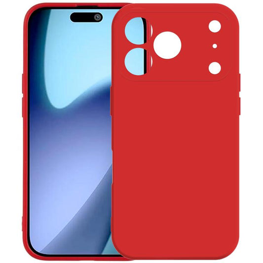 For iPhone 17 Pro Kalebol Precise Cutouts Solid Color TPU Phone Case(Red) - iPhone 17 Pro Cases by Kalebol | Online Shopping UK | buy2fix