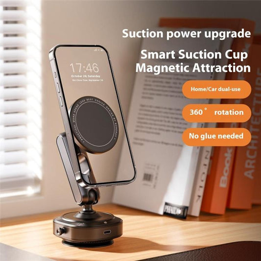 X75 360 Degree Rotation Magnetic Bracke Car Phone Holder Electric Suction Cup Holder - Universal Car Holders by buy2fix | Online Shopping UK | buy2fix