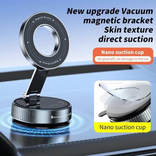 K1 360 Degree Rotation Foldable Navigation Stand Magnetic Car Phone Holder Suction Cup Base - Universal Car Holders by buy2fix | Online Shopping UK | buy2fix