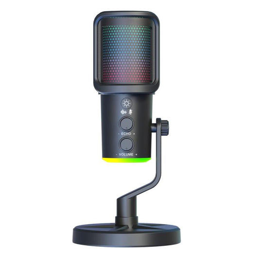 SU9 RGB Light USB-C / Type-C Desktop Recording Noise Reduction Microphone with Anti-spray Net - Microphone by buy2fix | Online Shopping UK | buy2fix