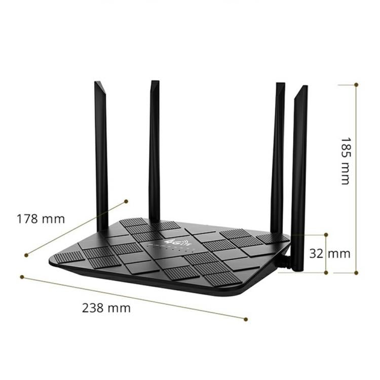 320M-E Eurasian Version Home Office Wireless Network WiFi CPE 3 Port SIM Card 4G LTE Router, Plug:EU Plug - Wireless Routers by buy2fix | Online Shopping UK | buy2fix