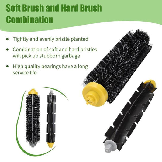 JUNSUNMAY 14pcs/Set Sweeper Replacement Parts Kit for iRobot Roomba 600 Series - For iRobot Accessories by JUNSUNMAY | Online Shopping UK | buy2fix