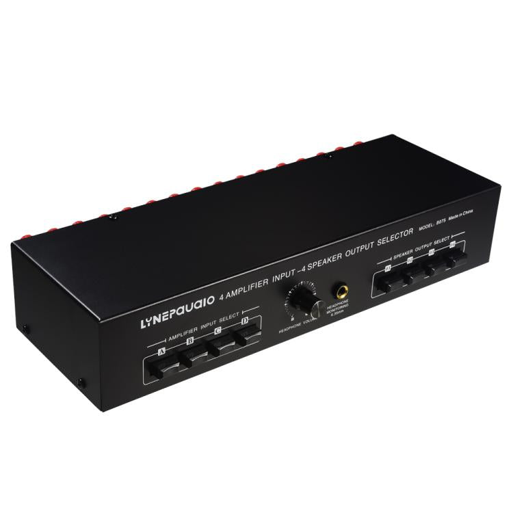 B075 4 Input 4 Ooutput Power Amplifier Speaker Selector Switcher, 300W Sound Quality Per Channel No Loss - by buy2fix | Online Shopping UK | buy2fix