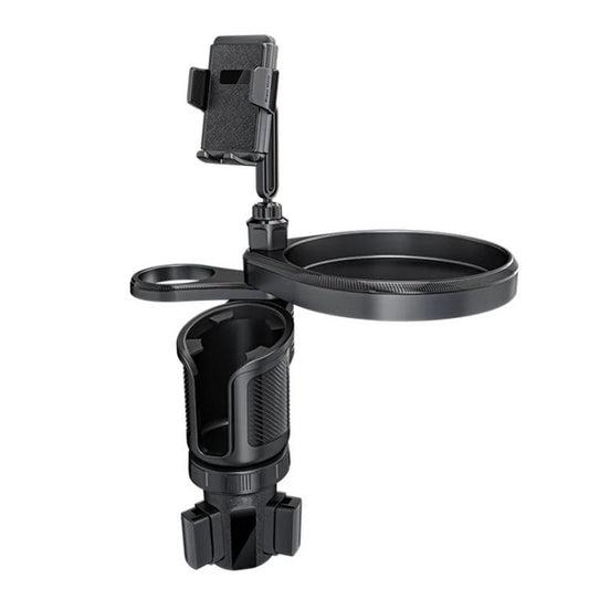 CP242 Universal 4 in 1 Car Phone Holder Cup Holder Tray Stand Car Cup Holder Expansion Tray - Car Drink Holders by buy2fix | Online Shopping UK | buy2fix