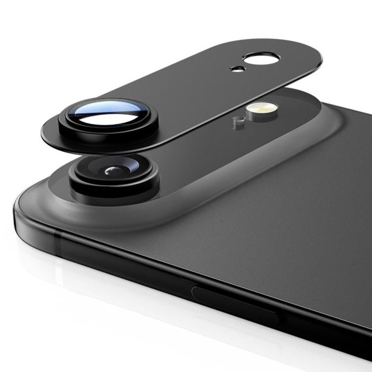 For iPhone Air Kalebol Precise Alignment Stepped Eagle Eye Metal Lens Film(Black) - iPhone Air Tempered Glass by Kalebol | Online Shopping UK | buy2fix