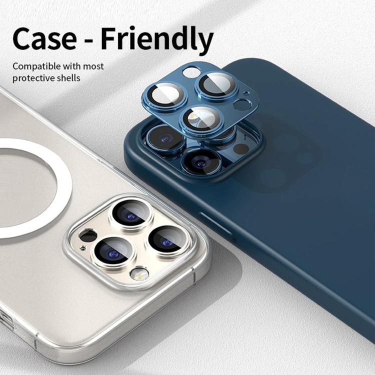 For iPhone Air Kalebol Precise Alignment Stepped Eagle Eye Metal Lens Film(Black) - iPhone Air Tempered Glass by Kalebol | Online Shopping UK | buy2fix