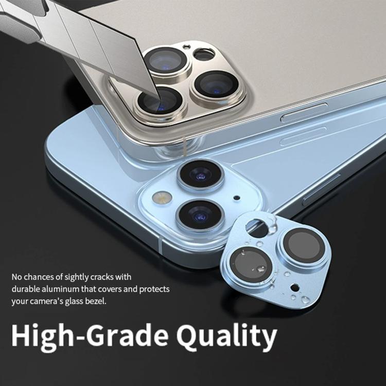 For iPhone Air Kalebol Precise Alignment Stepped Eagle Eye Metal Lens Film(Black) - iPhone Air Tempered Glass by Kalebol | Online Shopping UK | buy2fix