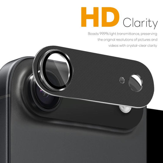 For iPhone Air NORTHJO CD Vein Camera Lens Protector Tempered Glass Rear Lens Film(Black) - iPhone Air Tempered Glass by NORTHJO | Online Shopping UK | buy2fix