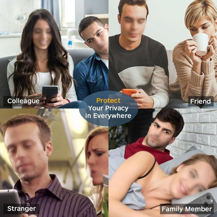 For iPhone 17 Pro Kalebol High-Aluminum Screen-Printed Full-Coverage Black-Border Privacy Tempered Glass Film - iPhone 17 Pro Tempered Glass by Kalebol | Online Shopping UK | buy2fix