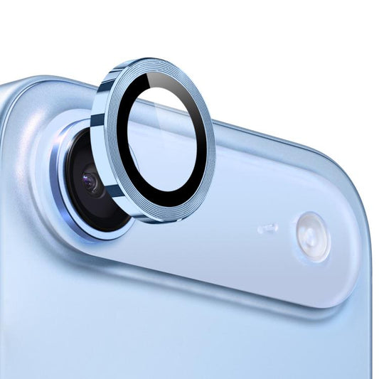 For iPhone Air NORTHJO Camera Lens Protector CD Metal Ring Tempered Glass Film(Blue) - iPhone Air Tempered Glass by NORTHJO | Online Shopping UK | buy2fix