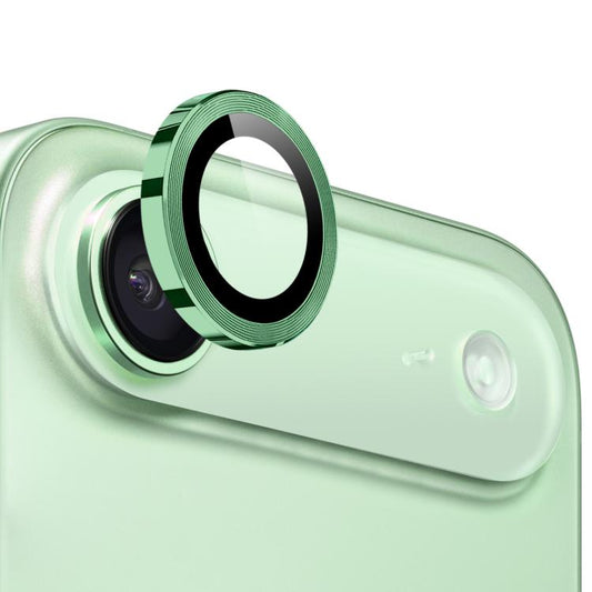 For iPhone Air NORTHJO Camera Lens Protector CD Metal Ring Tempered Glass Film(Green) - iPhone Air Tempered Glass by NORTHJO | Online Shopping UK | buy2fix