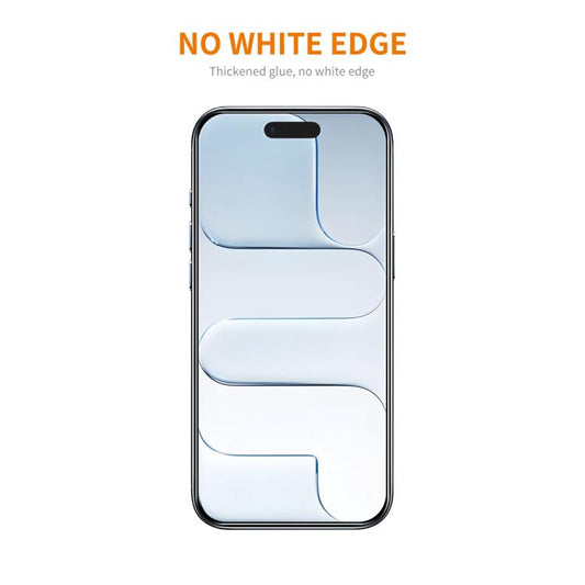 For iPhone Air 2pcs ENKAY Thickened Glue No White Edge 9H Big Arc Edge High Aluminum-silicon Tempered Glass Film - iPhone Air Tempered Glass by ENKAY | Online Shopping UK | buy2fix