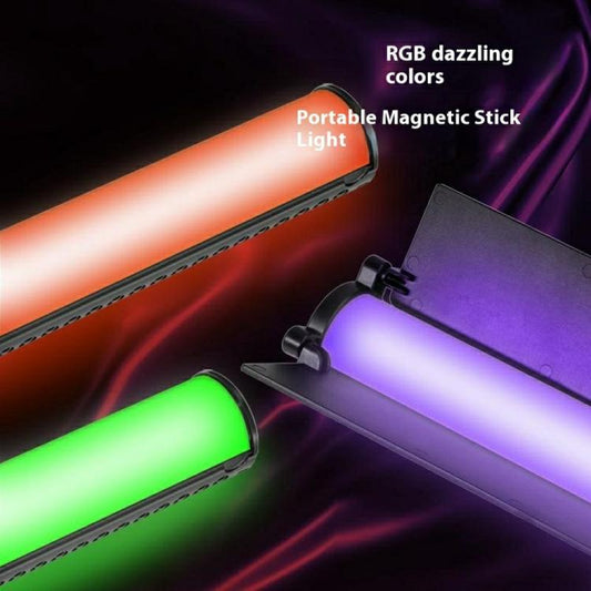 VLOGLITE B15RGB For Photography Live Streaming RGB Ambient Lamp Handheld LED Light Stick - by VLOGLITE | Online Shopping UK | buy2fix