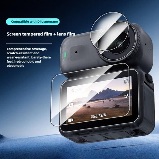 For DJI Osmo Nano HD Tempered Screen Protector with Lens Film - Protective Film & Stickers by buy2fix | Online Shopping UK | buy2fix